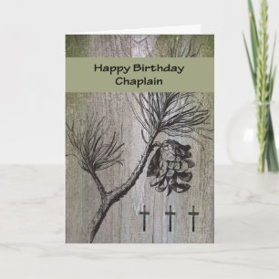 Birthday Card for Your Chaplain, Religious