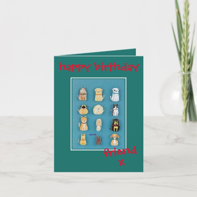 Birthday Card - From a Loyal Friend (Front)