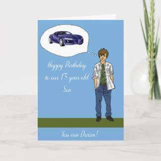 Birthday Card from Parents to 13 year old Boy