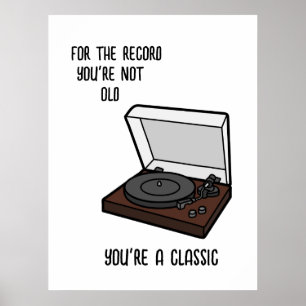 Birthday Card Funny birthday card For Grandpa, Dad Poster