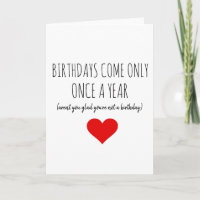 BIRTHDAY CARD FUNNY NAUGHTY