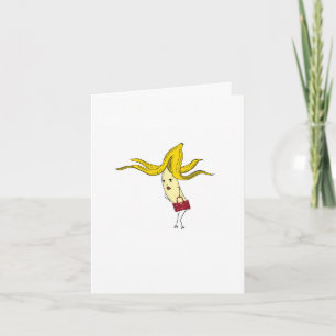 Birthday Card, glamourous banana card. Funny card