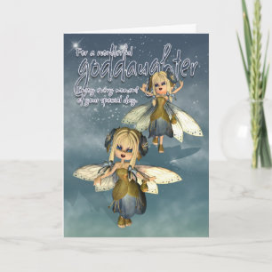 Birthday Card - Goddaughter - Moonies Cutie Pie Fa