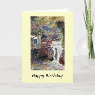 Birthday Card - Groudle Glen, Douglas, IOM