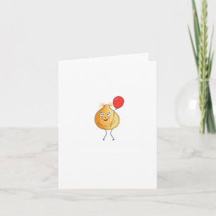 Birthday card. Happy Birthday Chick, chickpea, pun Thank You Card