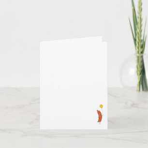 Birthday Card, happy birthday little sausage, cute Card