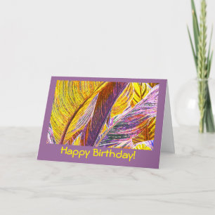 BIRTHDAY CARD/ I CELEBRATE YOUR UNIQUENESS/CANNA CARD