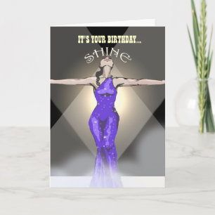 Birthday Card: It's Your Birthday... Shine Card