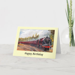 Birthday Card - LMS Glasgow to Manchester Express