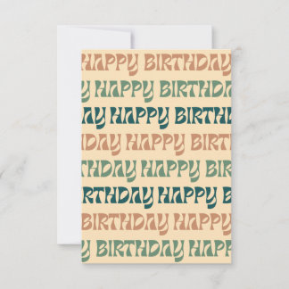Birthday Card - Multi