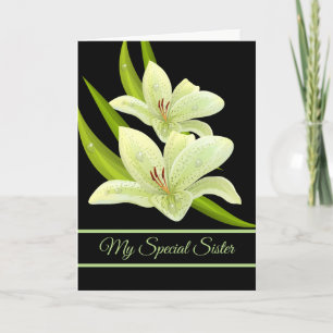 Birthday Card-My Special Sister Card