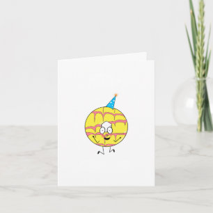 Birthday Card, party on card, party ring, fun card