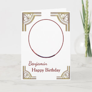 Birthday Card Photo Custom