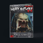 Birthday card predator<br><div class="desc">Birthday card with predator design</div>