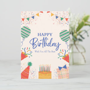 birthday card printable - birthday greeting online