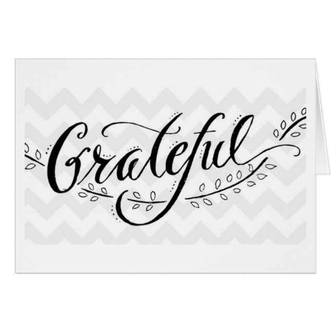 BIRTHDAY CARD SAYS GRATEFUL YOU ARE IN MY LIFE (Front Horizontal)