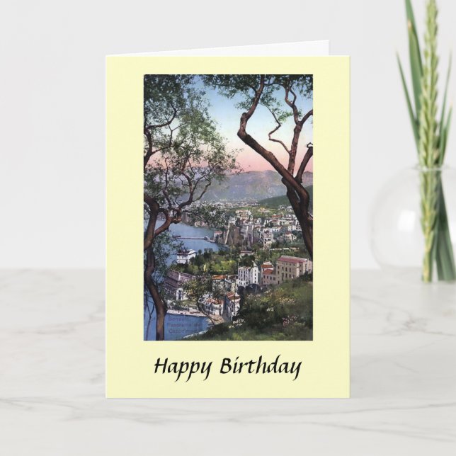 Birthday Card - Sorrento, Italy (Front)