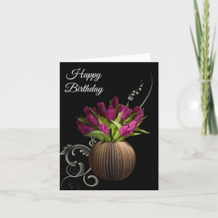Birthday Card -Tulips