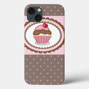 Birthday card with cupcake iPhone 13 case