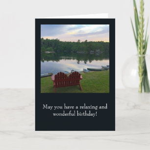 Birthday Card - With image from Boothbay, Maine