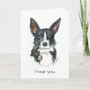 Birthday Cards 4 Cool People: "I HEAR YOU!" b'day