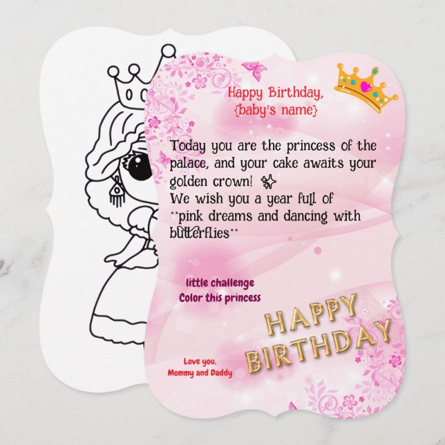 Birthday Cards / happy birthday (Front/Back)