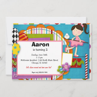 Birthday Carnival Invitation