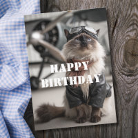 Birthday Cat Pilot Airplane Cool Funny Aviation