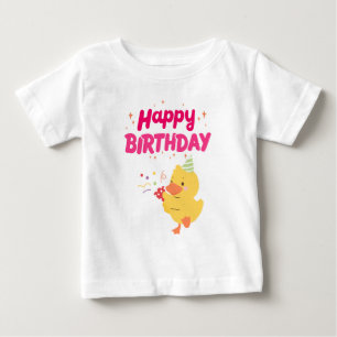 BIRTHDAY Celebration Cute Kawaii Chick Baby Chicke T-Shirt