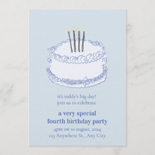 Birthday Celebration – Editable Party Invitation T