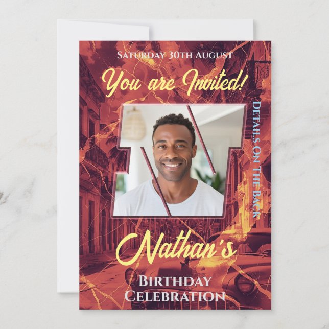 Birthday Celebration Invitation (Front)