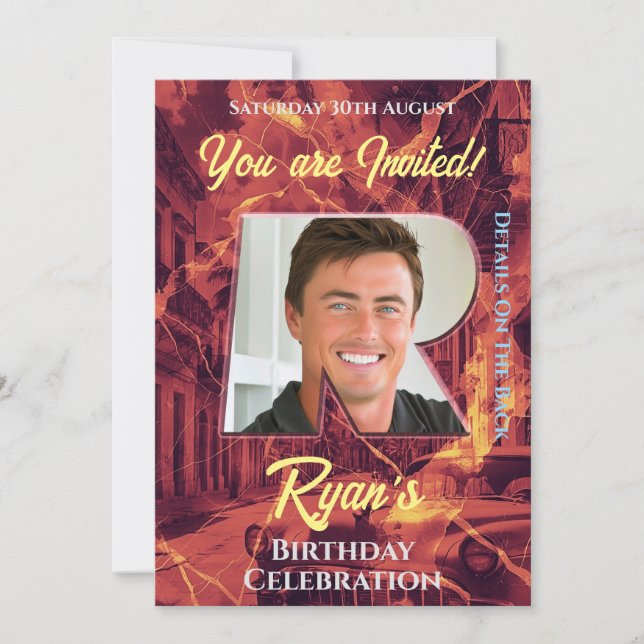 Birthday Celebration Invitation (Front)