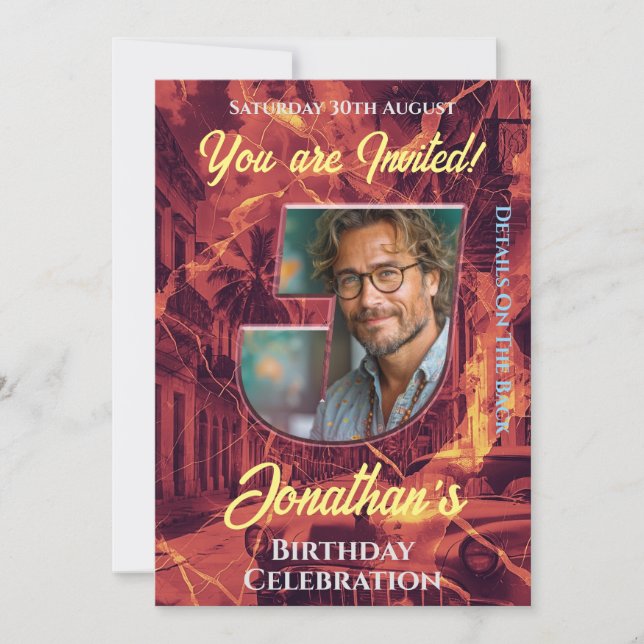 Birthday Celebration Invitation (Front)