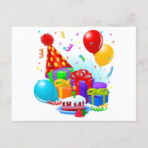 Birthday Celebration Postcard