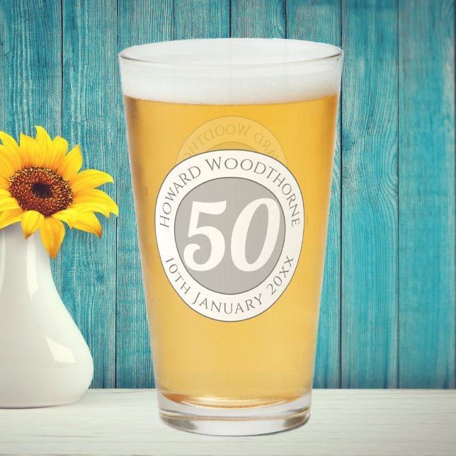 Birthday Celebration with Name, Age, & Birth Date Glass (Creator Uploaded)