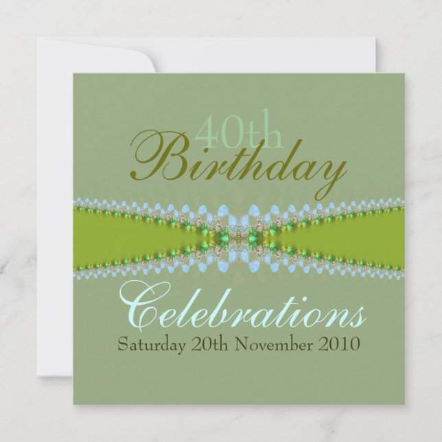 Birthday Celebrations Invitation (Front)