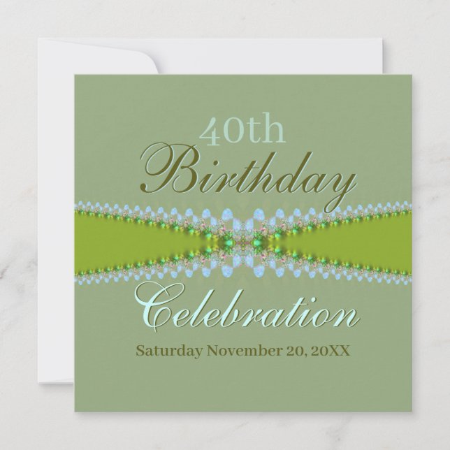 Birthday Celebrations Invitation (Front)