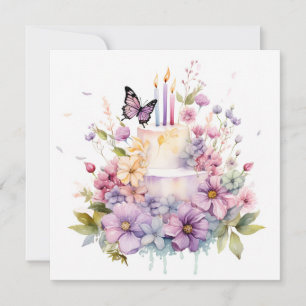 Birthday Charm : Enchanted Garden Birthday Card