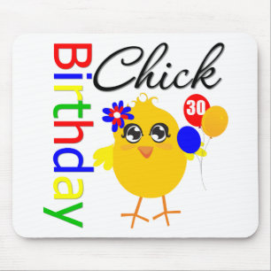 Birthday Chick 30 Years Old Mouse Pad