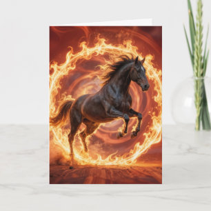 Birthday Chinese Year of the Fire Horse Card