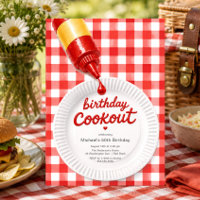 Birthday Cookout Party Invitation