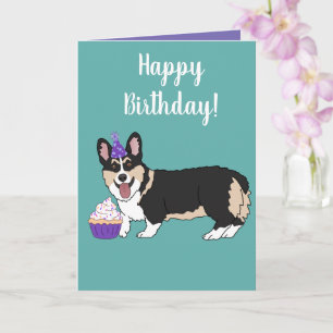 Birthday Corgi Card