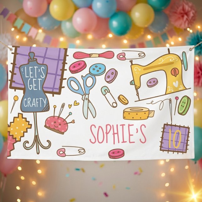 Birthday craft and art  banner (Creator Uploaded)