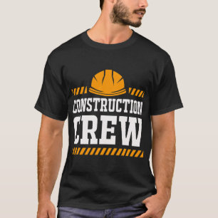 Birthday Crew Construction Family T-Shirt