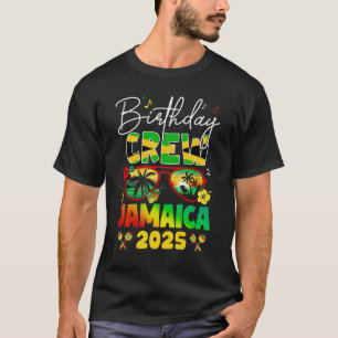 Birthday Crew Jamaica 2025 Birthday Girl Party Mat T-Shirt