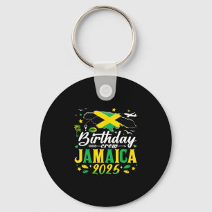 Birthday Crew Jamaica 2025 Family Cruise Vacation  Key Ring