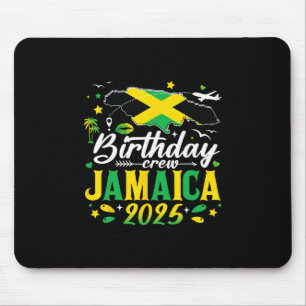 Birthday Crew Jamaica 2025 Family Cruise Vacation Mouse Pad
