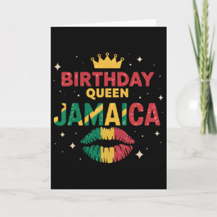 Birthday Crew Jamaica 2025 Sungles Girl Party Matc Card