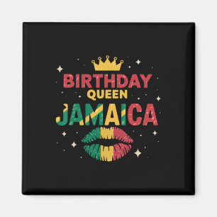 Birthday Crew Jamaica 2025 Sungles Girl Party Matc Magnet
