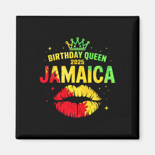 Birthday Crew Jamaica Trip 2025 Lips Bday Party Wo Magnet
